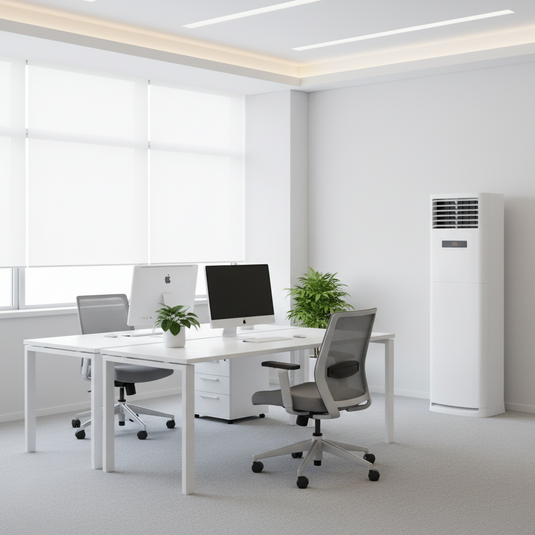 Gree iFLOWIND White Free Standing Inverter Air Conditioner 60C3 R410a | High-Performance Ac