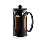 Bodum 10682-01 Kenya French Press Coffee Maker, Borosilicate Glass - 3-Cup (0.35 L), Black
