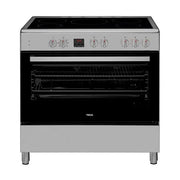 TEKA FS 903 5VE SS 90cm Free Standing Cooker with vitroceramic hob and multifunction electric oven
