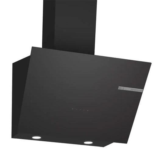 Series 4 wall-mounted cooker hood 90 cm , Black DWK96PJ60M