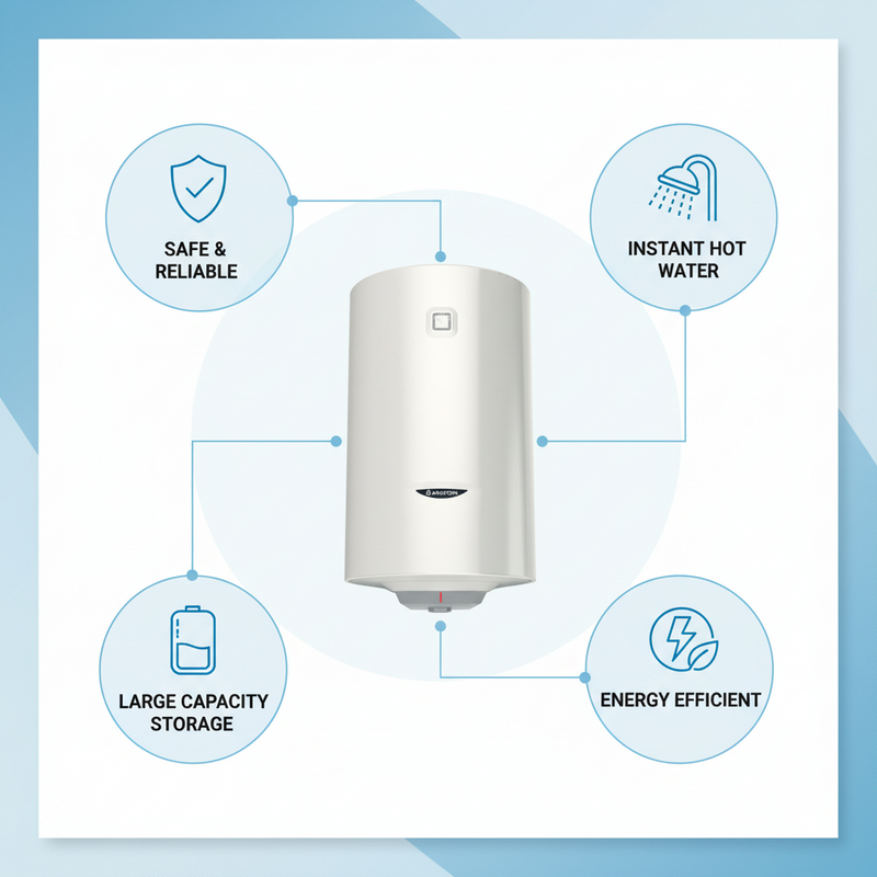 Load image into Gallery viewer, Ariston Water Heater Vertical Pro r 50v, 50 L
