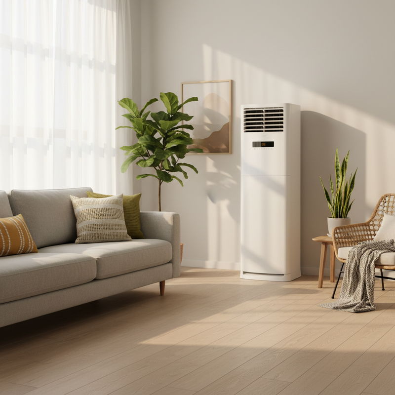 Load image into Gallery viewer, Gree T4matic White Free Standing AC T48C3 R410a | Advanced Inverter Air Conditioner
