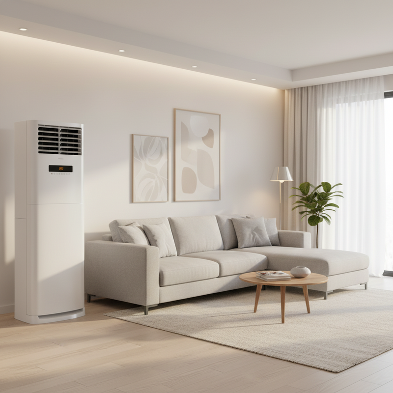 Load image into Gallery viewer, Gree iFLOWIND White Free Standing Inverter AC 36C3 R410a | High-Efficiency Air Conditioner
