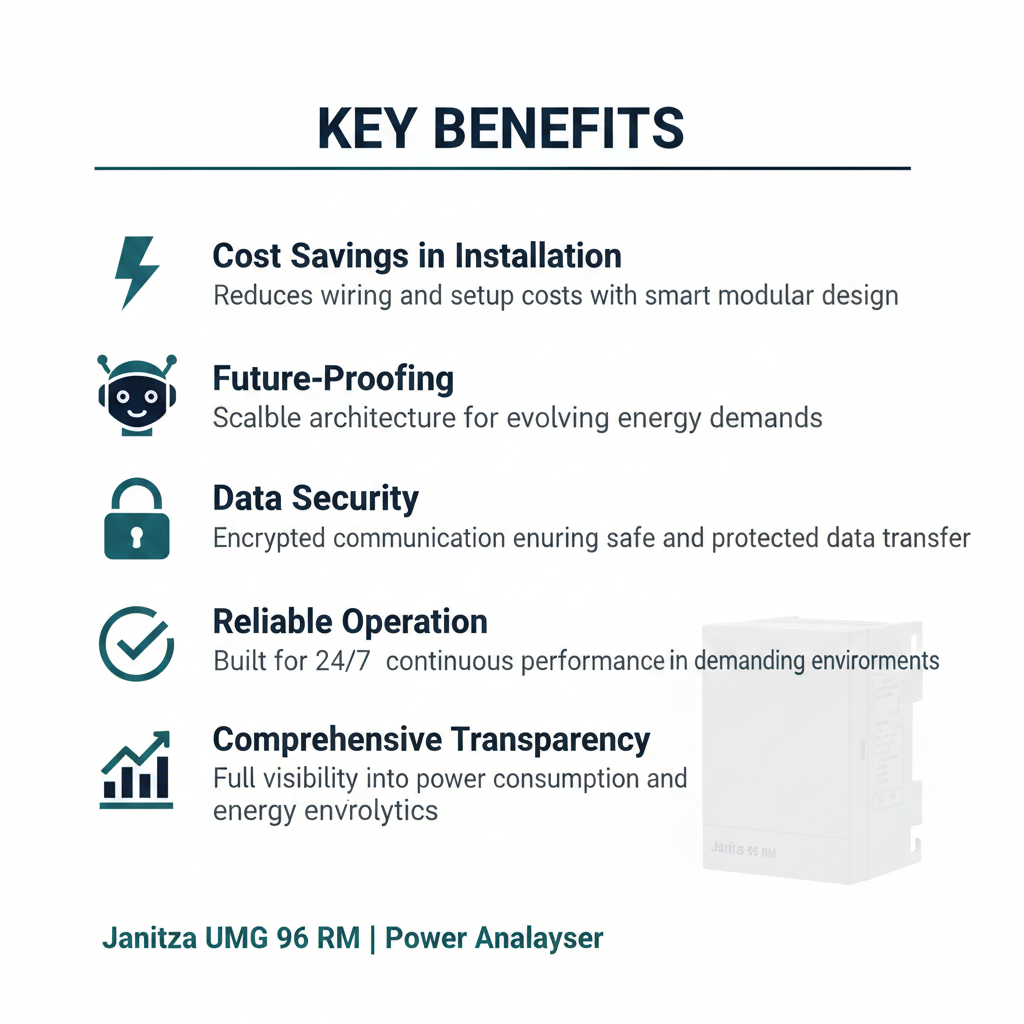 Janitza Power quality analyser UMG 96RM-P