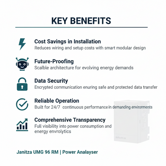Janitza Power quality analyser UMG 96RM-P