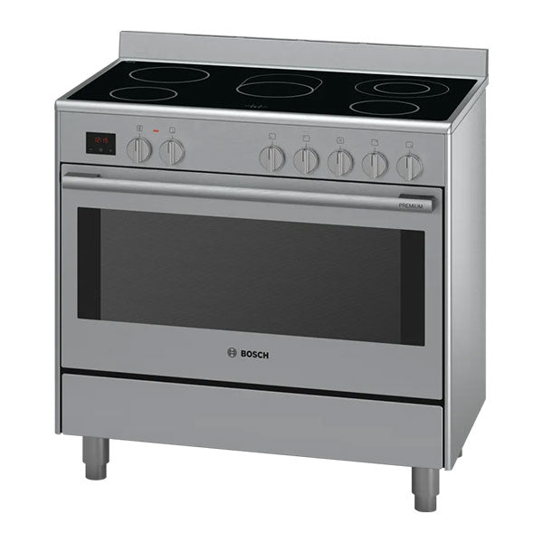 Load image into Gallery viewer, Bosch Series 8 Electric Range Cooker HCB738357M

