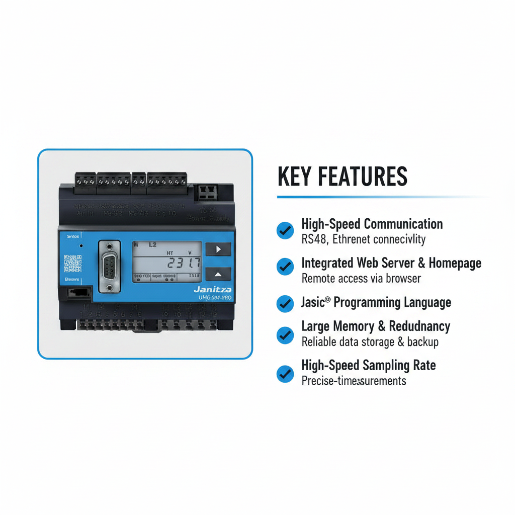 Janitza Power supply Analyzer UMG 604 E PRO 230V UL, E