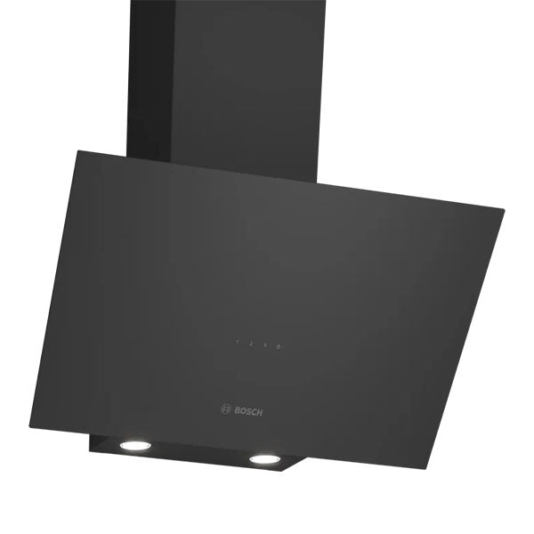 Load image into Gallery viewer, Bosch Series 2 Wall-mounted Inclined hood 60 cm clear glass black DWK64PJ60M
