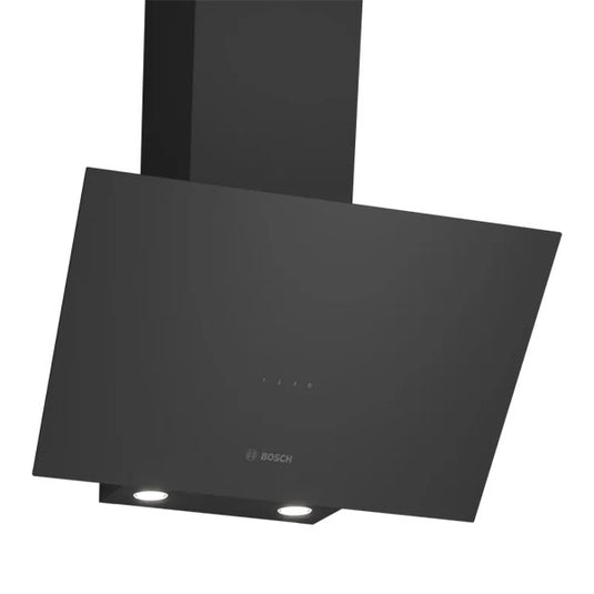 Bosch Series 2 Wall-mounted Inclined hood 60 cm clear glass black DWK64PJ60M