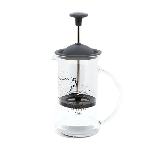 HARIO's Coffee Press Slim Premium Glass Coffee Maker 240ml Single Cup Brewing