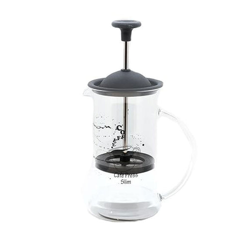 HARIO's Coffee Press Slim Premium Glass Coffee Maker 240ml Single Cup Brewing
