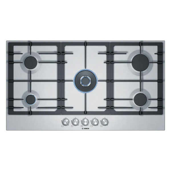 Load image into Gallery viewer, Bosch Series 6 Gas Hob 90 cm Tempered Glass, Black
