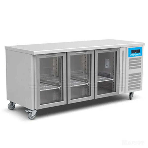 inofrigo Glass Door Counter Chiller GN3100TN/G