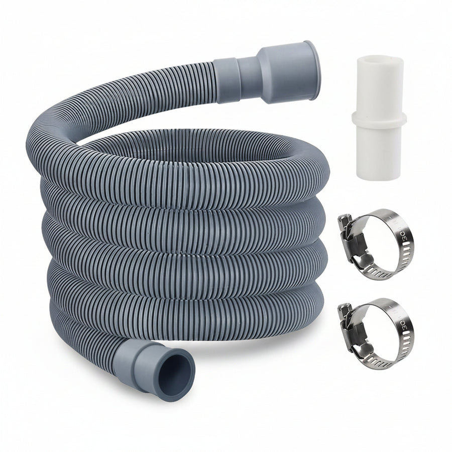 1m Washing Machine Dishwasher Drain Waste Hose Waste Water Outlet Expel Soft Tube Stretchable Price Shop in Dubai UAE. faj.ae