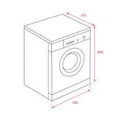 TK5 1480 Slim Free standing Washer Dryer with 15 programs, 8kg washing capacity & 6kg drying capacity