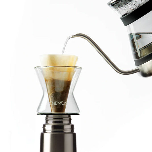 Chemex Funnex Coffee Maker - Made of Borosilicate Glass - 2-4 cups