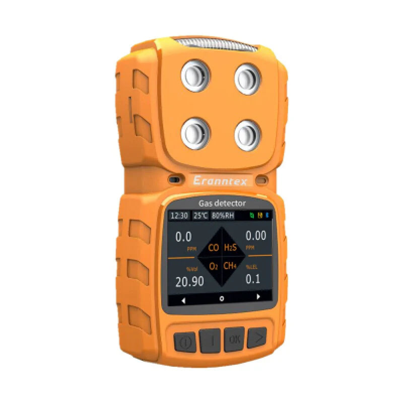 Portable Digital Four In One Toxic And Harmful Gas Detector Diffusive Combustible Gas Detector H2s  Co  O2  Ex Four In One