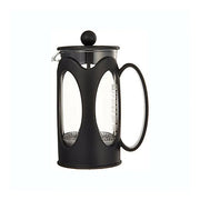 Bodum 10682-01 Kenya French Press Coffee Maker, Borosilicate Glass - 3-Cup (0.35 L), Black