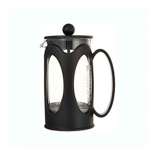 Bodum 10682-01 Kenya French Press Coffee Maker, Borosilicate Glass - 3-Cup (0.35 L), Black