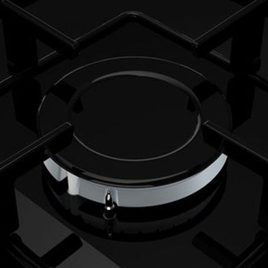 Bosch Series 4, Gas Hob, 60 cm, Black Hard Glass POP6C6P30M