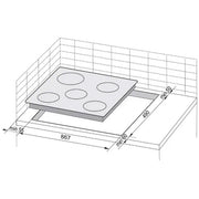 Baumatic Electric Hob BMEH95EE 90cm