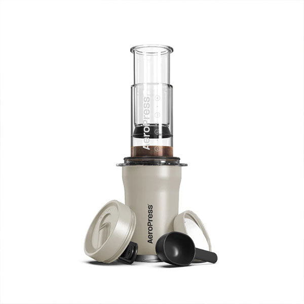AeroPress Go Plus, Small Portable Coffee Maker 3 In1 Brew 