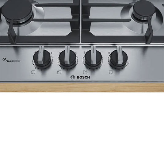 Bosch Series 6 Gas Hob 60 cm Stainless Steel PCP6A5B90M