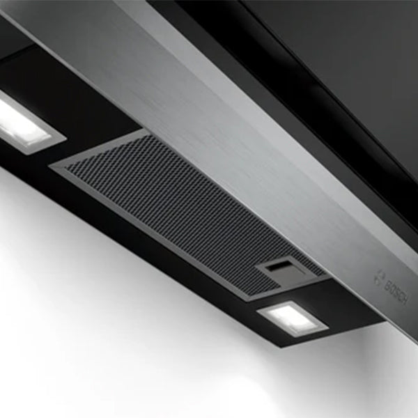 Load image into Gallery viewer, Bosch Series 2 Wall-Mounted Cooker Hood 60cm Clear Glass Black Printed, Black
