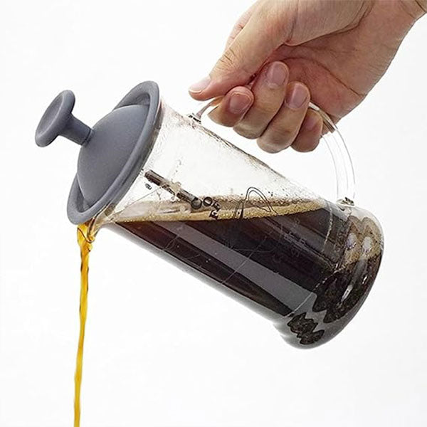 HARIO's Coffee Press Slim Premium Glass Coffee Maker 240ml Single Cup Brewing