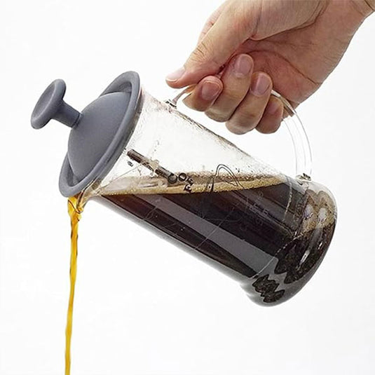 HARIO's Coffee Press Slim Premium Glass Coffee Maker 240ml Single Cup Brewing