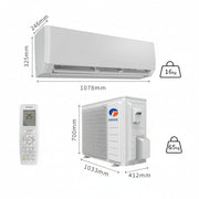 Gree Lomo White Reciprocating Wall Split Air Conditioner P32C3 2.5 Ton | Robust Air Conditioning Solution