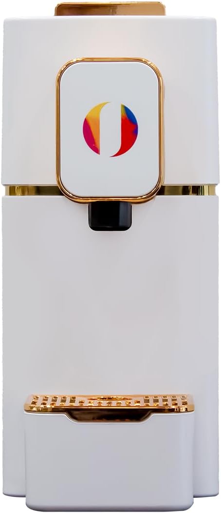 Flava AVA Pro Series Capsule Coffee Machine White – 9 Bar pressure Espresso Maker with 0.85 L Water Tank, Home & Office Use, 1 year Warranty