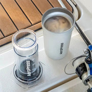 AeroPress Go Plus, Small Portable Coffee Maker 3 In1 Brew 