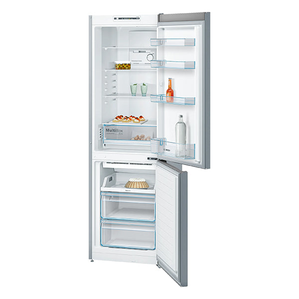 Load image into Gallery viewer, Bosch Series 4 Free-standing Fridge-Freezer Stainless Steel Look
