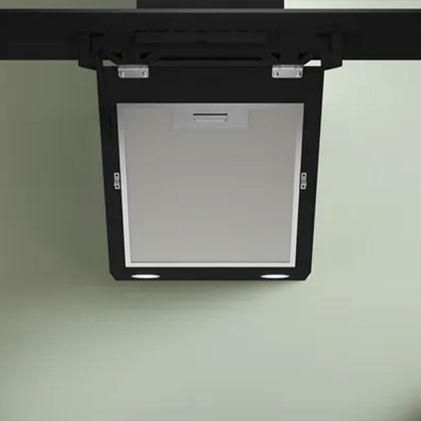 Load image into Gallery viewer, Bosch Series 2 Wall-mounted Inclined hood 60 cm clear glass black DWK64PJ60M

