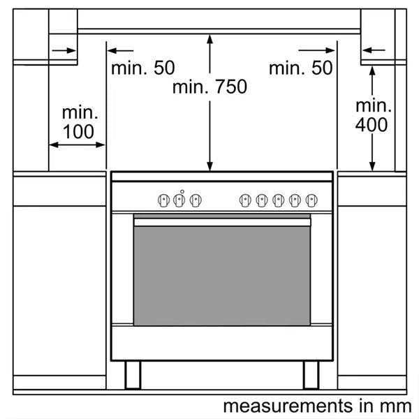 Load image into Gallery viewer, Bosch Series 8 Electric Range Cooker HCB738357M
