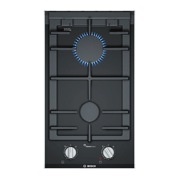 Load image into Gallery viewer, Bosch Series 8 Domino Hob, Gas 30 cm Ceramic Glass PRB3A6D70M , Black
