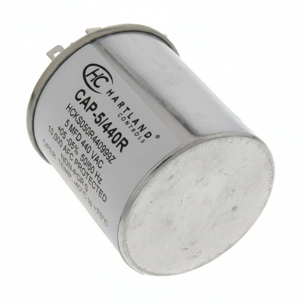 5 MFD Capacitor 370 or 440 VAC 5uf Round Run Capacitor