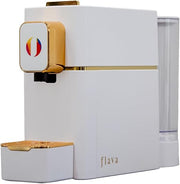 Flava AVA Pro Series Capsule Coffee Machine White – 9 Bar pressure Espresso Maker with 0.85 L Water Tank, Home & Office Use, 1 year Warranty