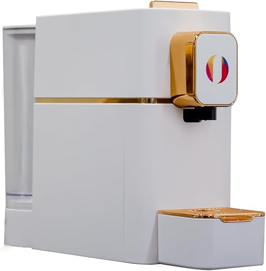 Flava AVA Pro Series Capsule Coffee Machine White – 9 Bar pressure Espresso Maker with 0.85 L Water Tank, Home & Office Use, 1 year Warranty
