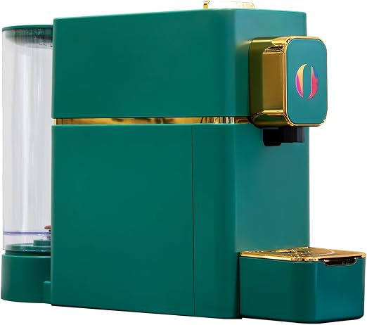 Flava AVA Pro Series Capsule Coffee Machine Green – 9 Bar pressure Espresso Maker with 0.85 L Water Tank, Home & Office Use, 1 year Warranty.
