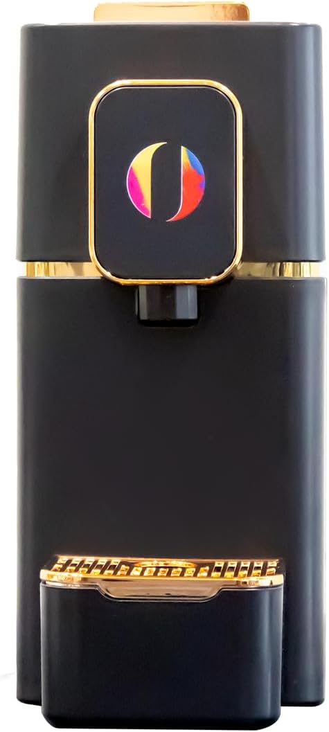Flava AVA Pro Series Capsule Coffee Machine Black – 9 Bar pressure Espresso Maker with 0.85 L Water Tank, Home & Office Use, 1 year Warranty
