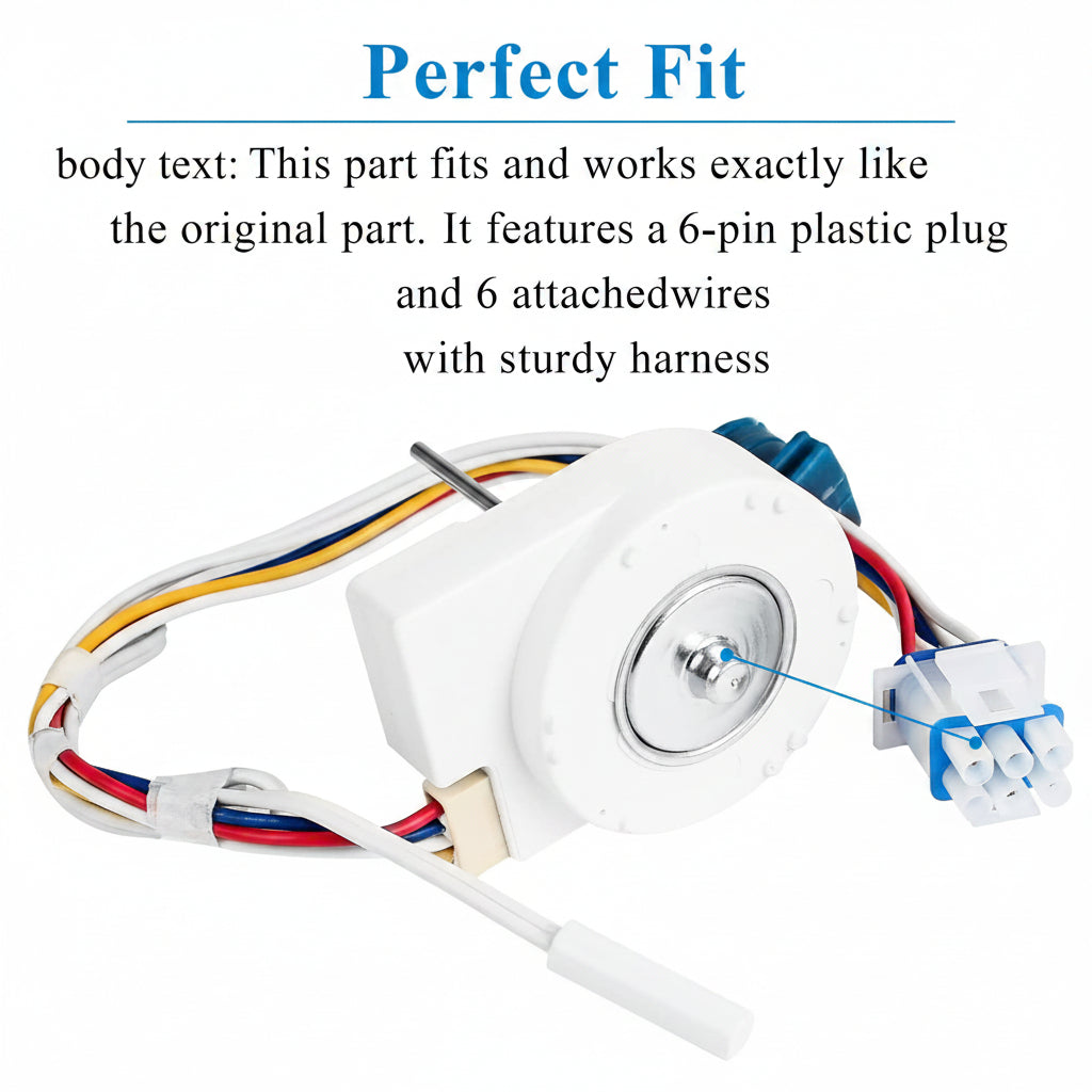 GE Hotpoint Refrigerators Evaporator Fan Motor