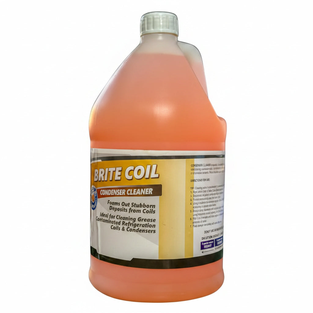Brite Coil Cleaner for AC Units  Professional-Grade Cleaner for Aluminum & Metal Coils  Ideal for Commercial & Residential HVAC Maintenance - 1 Gallon