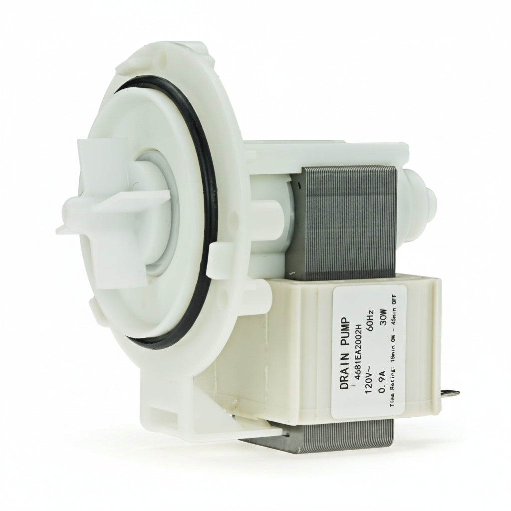 LG Washing Machine Drain Pump Part 4681EA2002H, Replaces AP4438603 4681EA2001S 4681EA2002D PS3523285