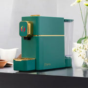 Flava AVA Pro Series Capsule Coffee Machine Green – 9 Bar pressure Espresso Maker with 0.85 L Water Tank, Home & Office Use, 1 year Warranty.