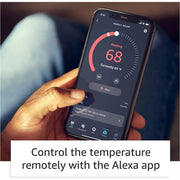 Amazon Smart Thermostat – Save money and energy - Works with Alexa and Ring - 1st Gen S6ED3R - US Version