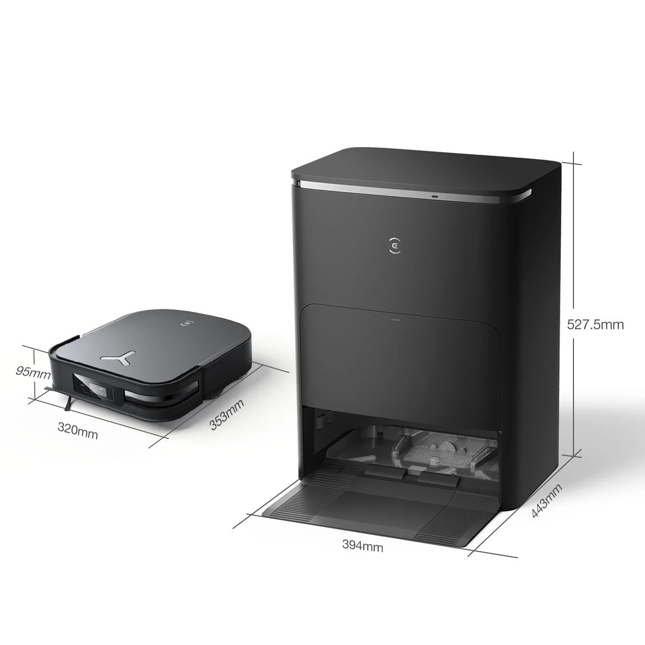 ECOVACS DEEBOT X2 OMNI Robot Vacuum & Mop (8000Pa Suction, Auto Empty & Hot Air Drying)