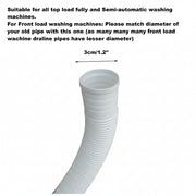Washing Machine Outlet Drain Hose Pipe 2M