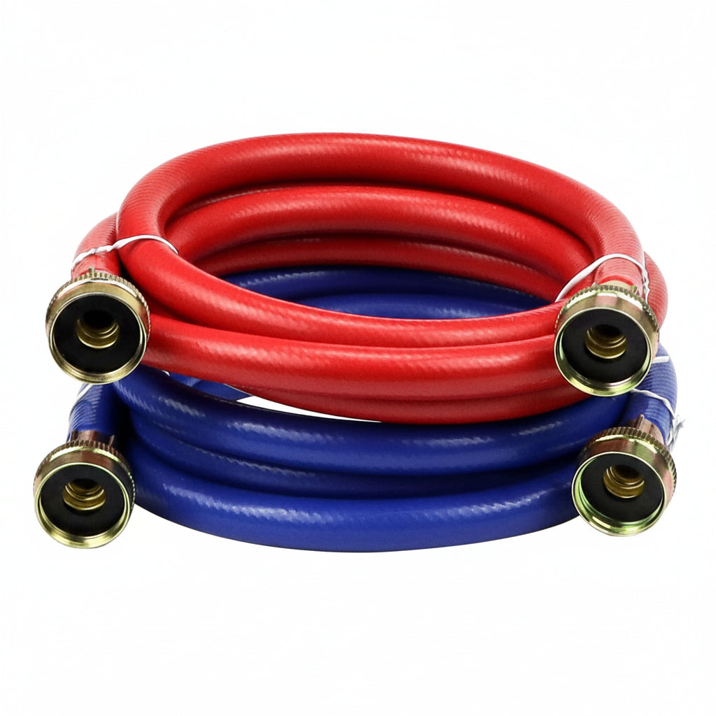 Washer Machine Hot and Cold Water Connection Inlet Supply Lines